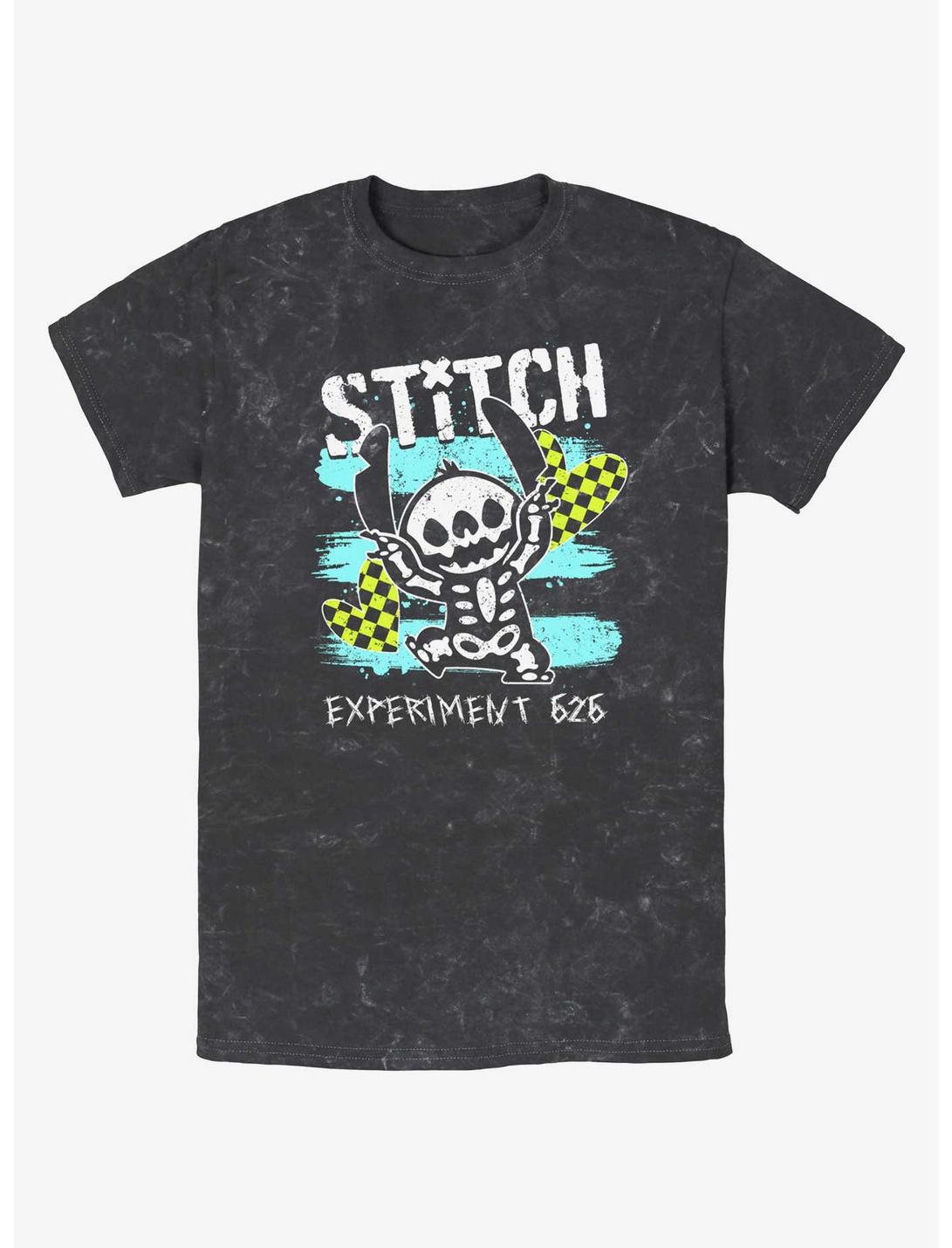 Disney Lilo & Stitch Emo Skelestitch Mineral Wash T-Shirt