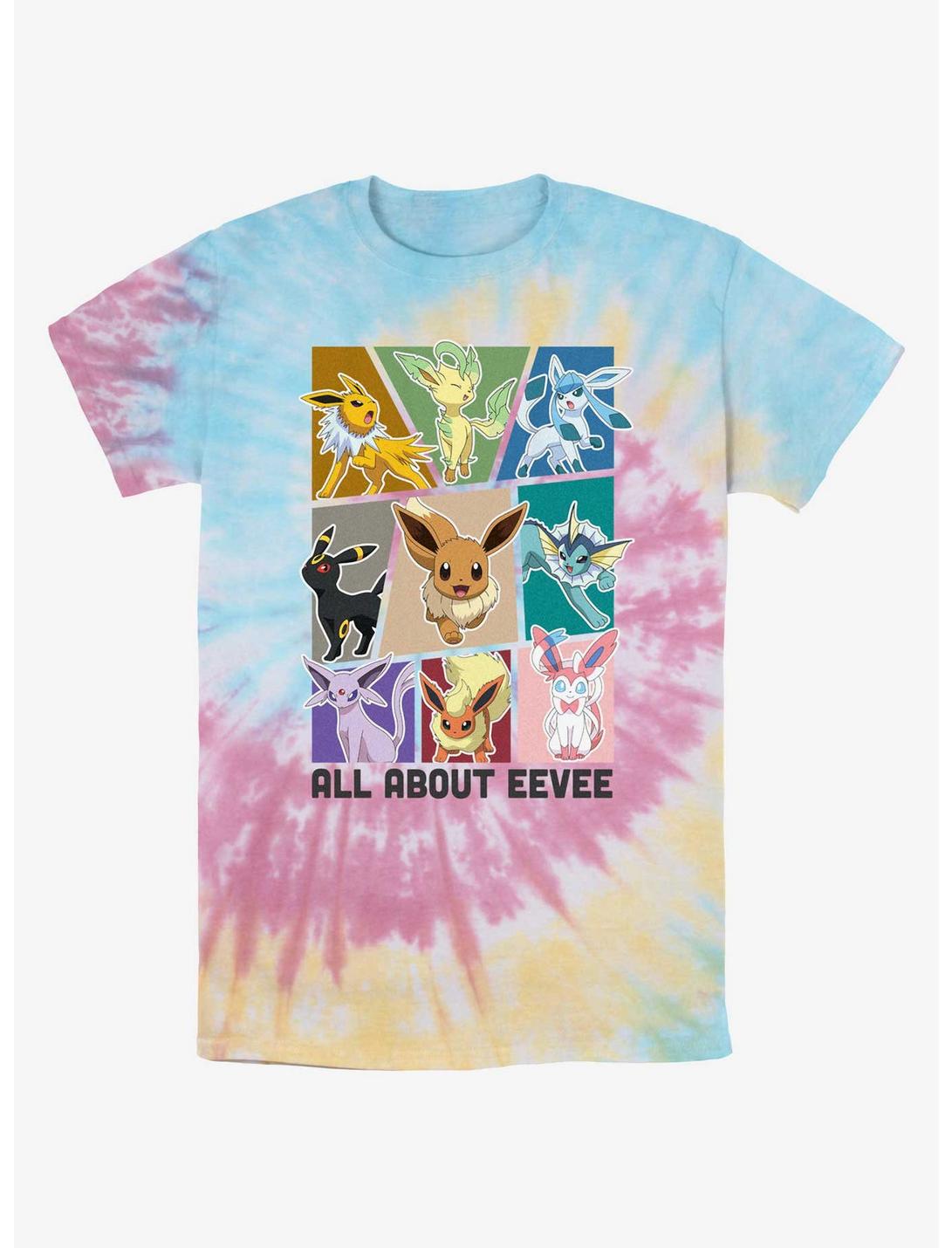 Pokemon Eevee Eeveelution Tie-Dye T-Shirt
