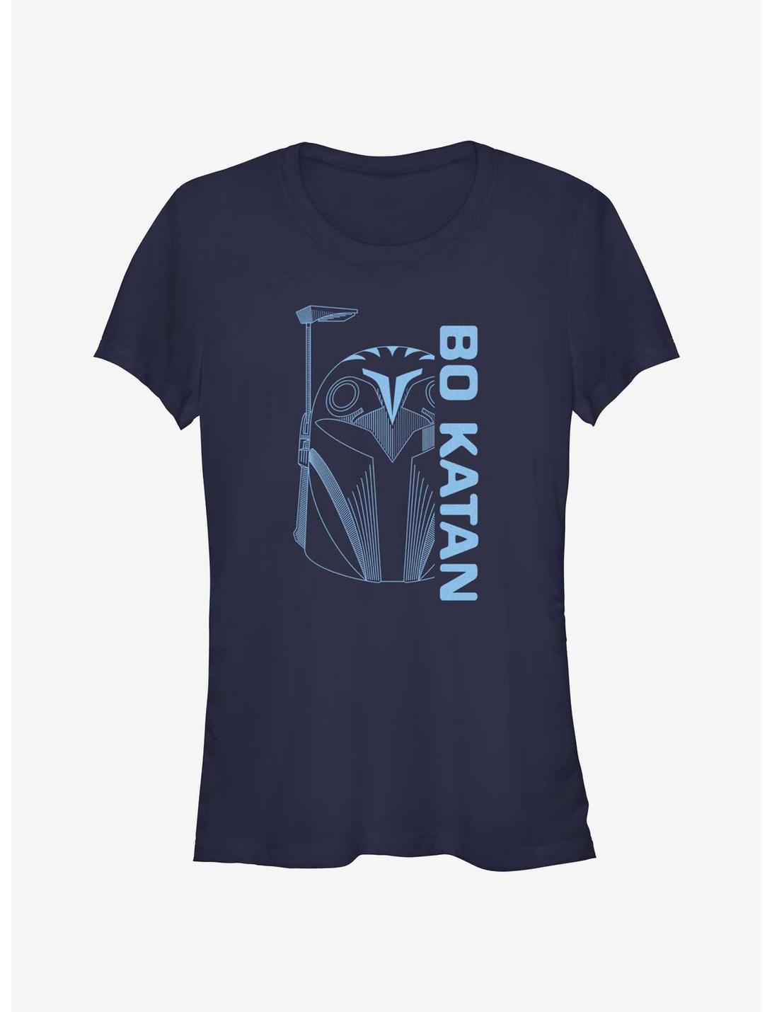 Star Wars The Mandalorian Bo Katan Helmet Girls T-Shirt