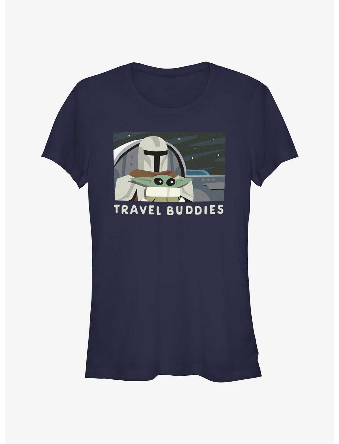 Star Wars The Mandalorian Travel Buddies Girls T-Shirt