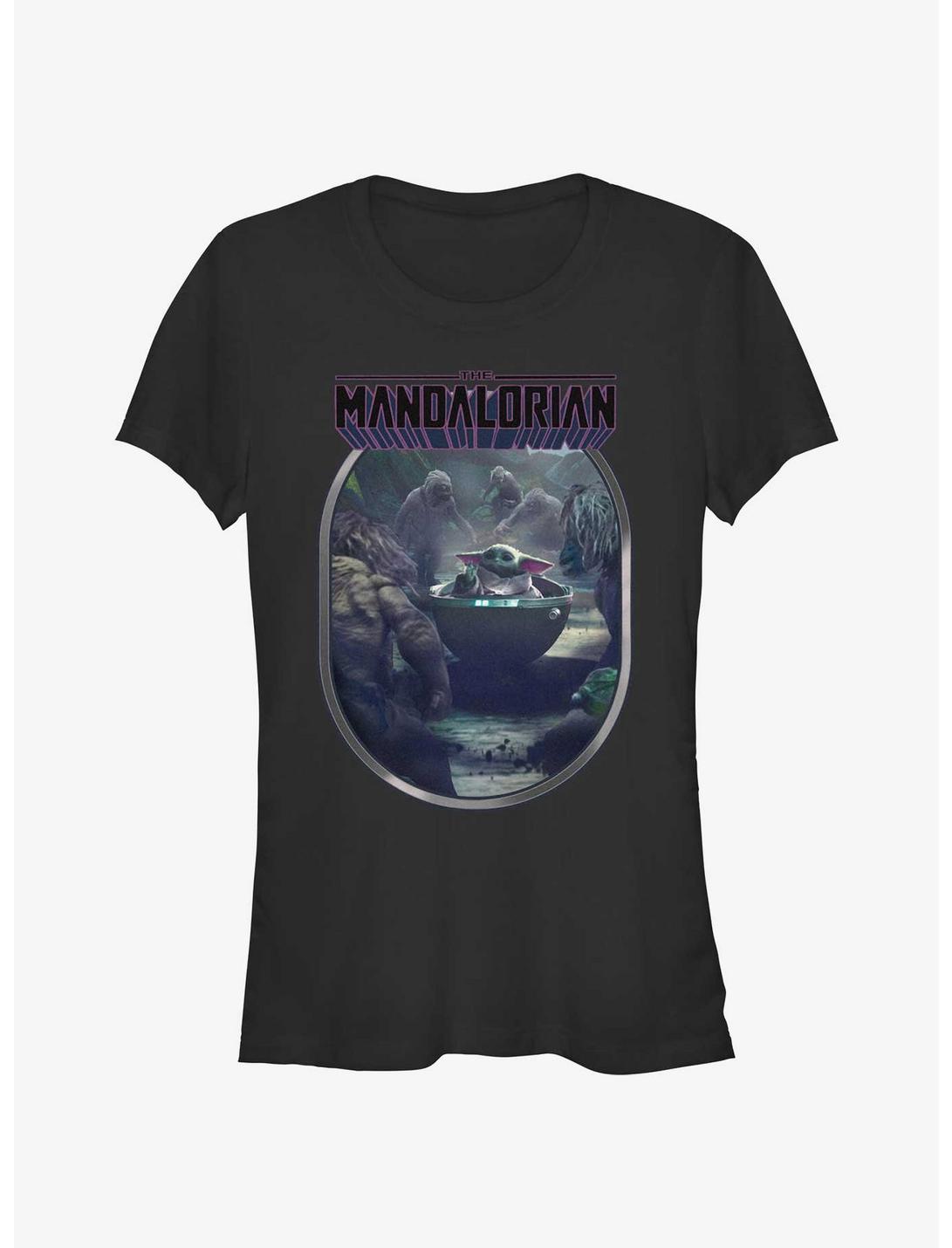 Star Wars The Mandalorian Alamites Attack Grogu Girls T-Shirt