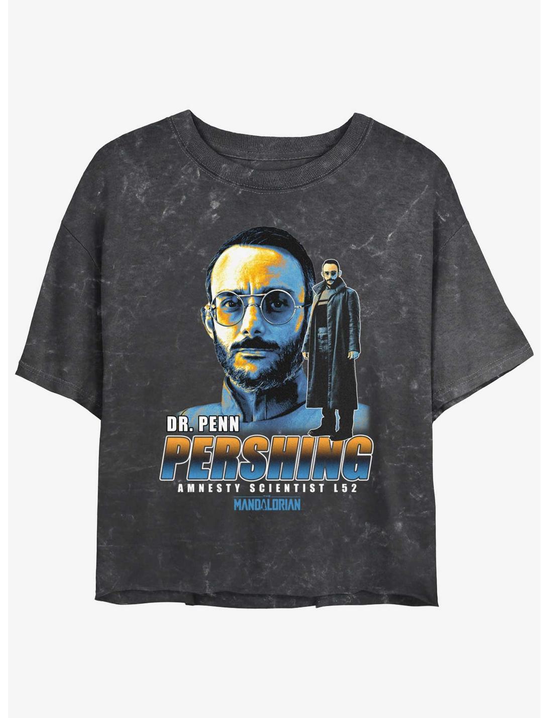 Star Wars The Mandalorian Amnesty Scientist Dr. Penn Pershing Mineral Wash Girls Crop T-Shirt