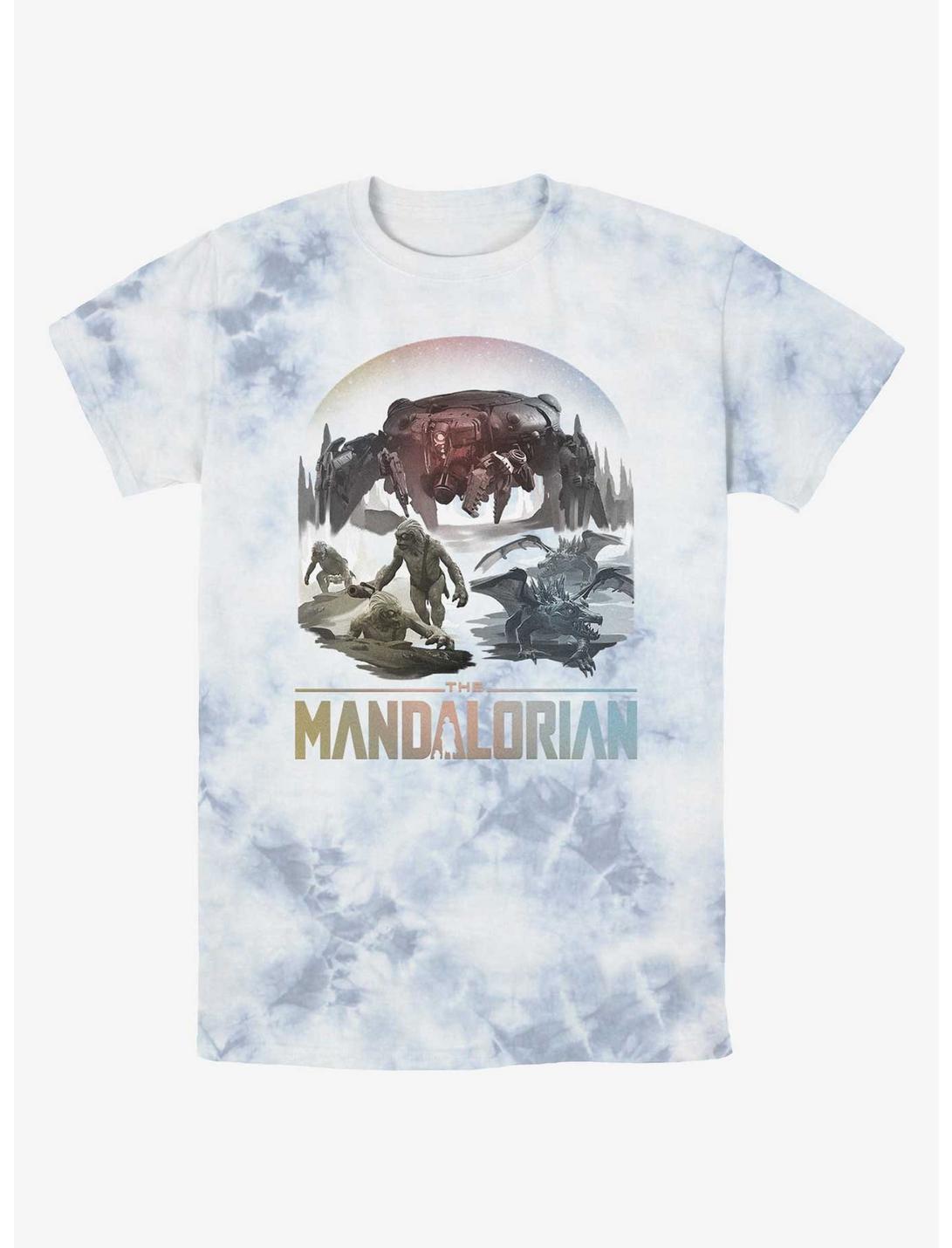 T-shirt Tie-Dye Star Wars The Mandalorian Les Eaux Vives dans les Mines de Mandalore