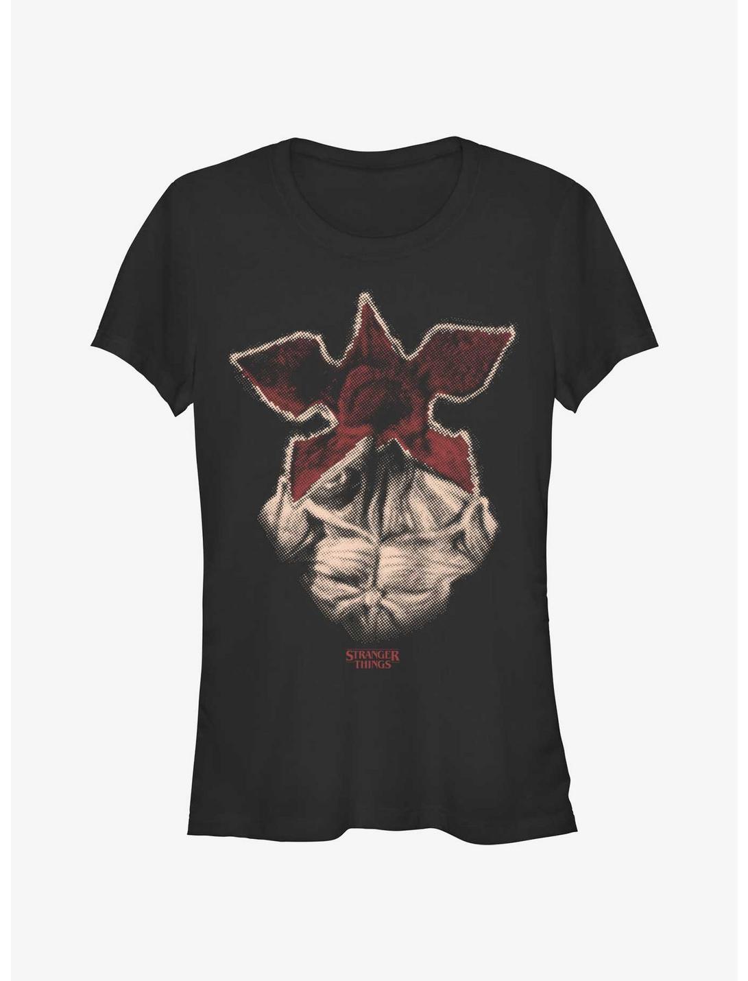 Stranger Things Halftone Demogorgon Girls T-Shirt