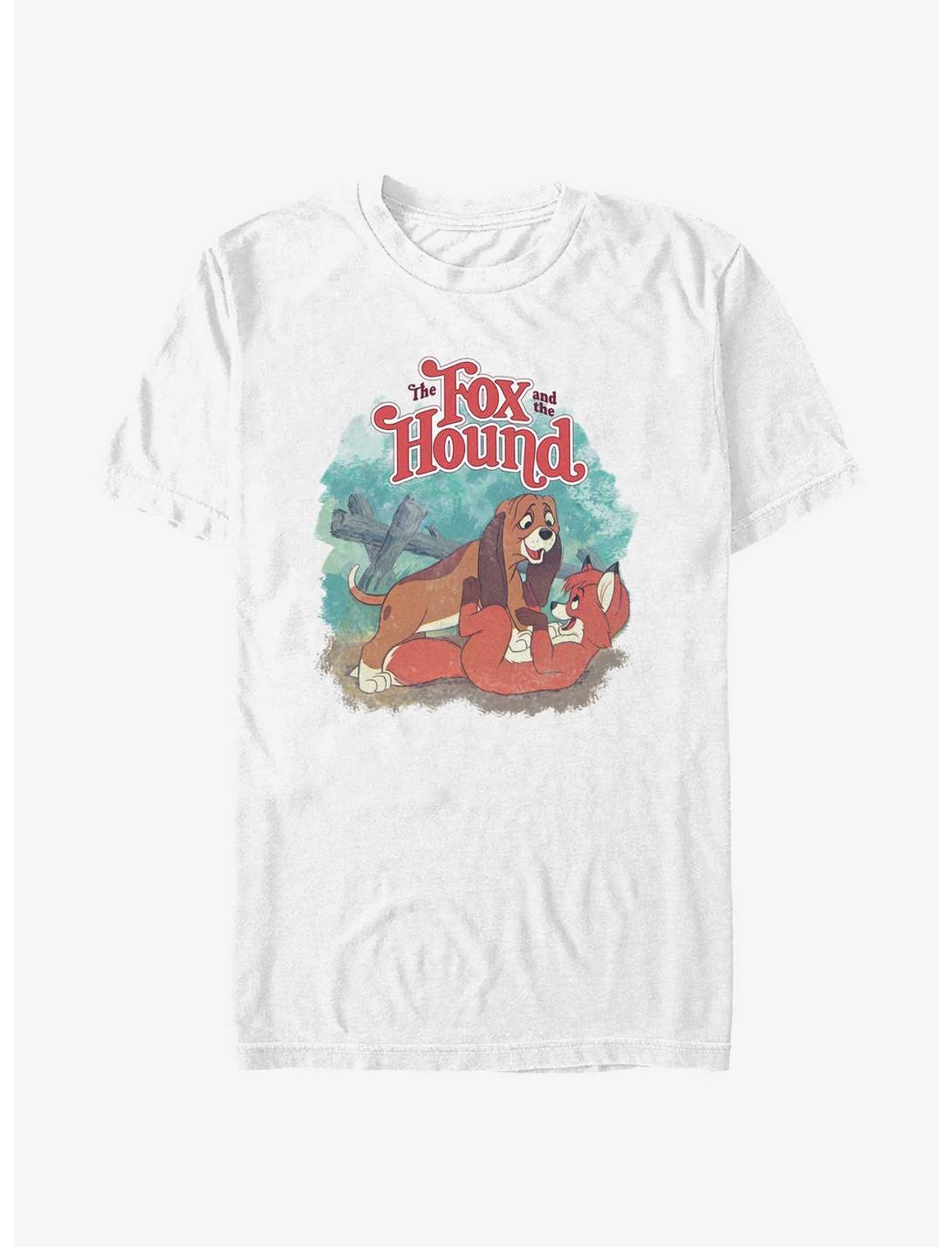 Disney The Fox and the Hound Playful Friends Logo T-Shirt