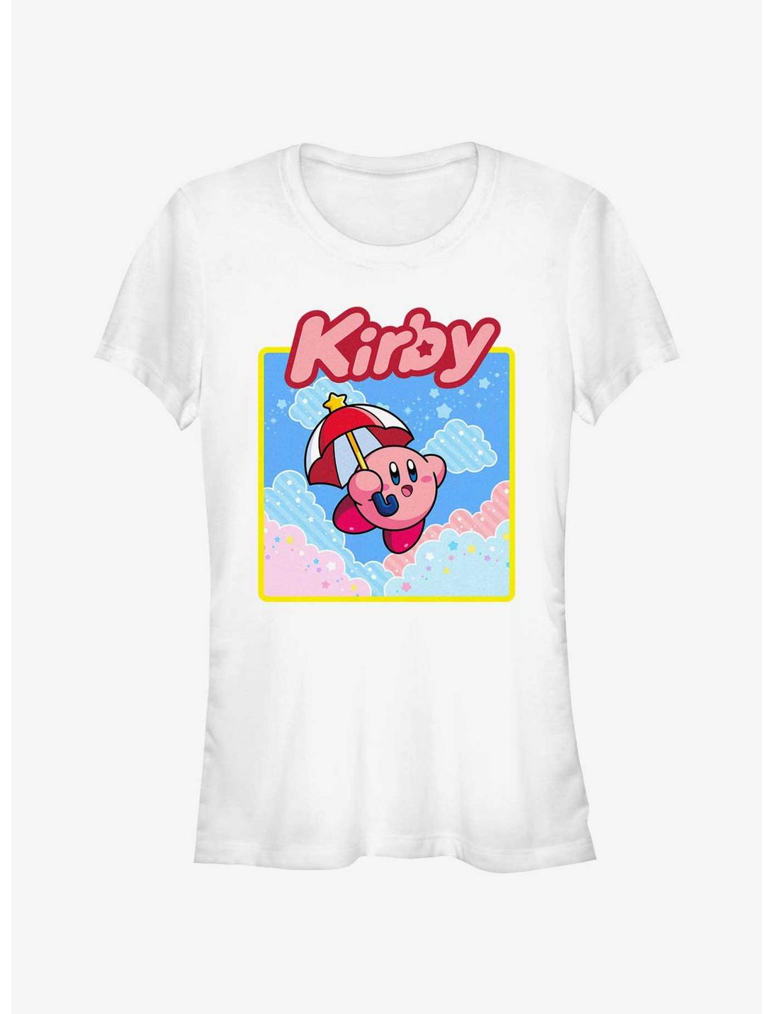 Kirby Starry Parasol Girls T-Shirt