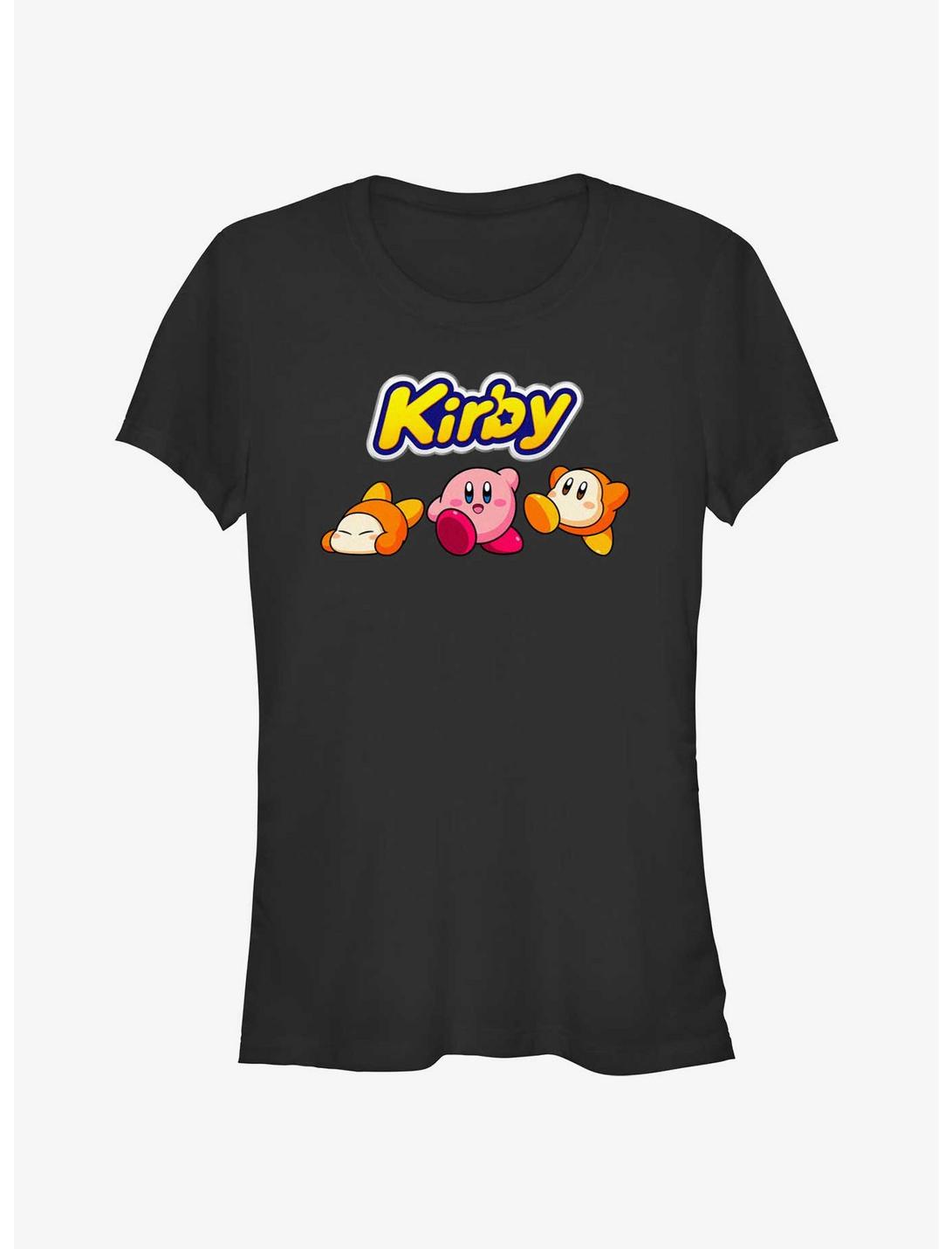 Kirby and Waddle Dee Logo Girls T-Shirt