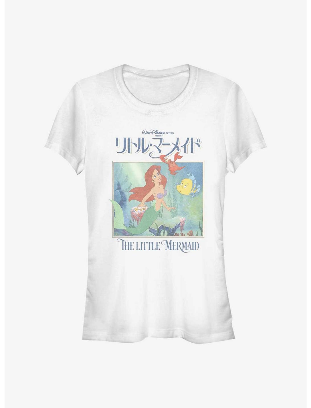 T-shirt pour filles La Petite Sirène de Disney – Affiche japonaise