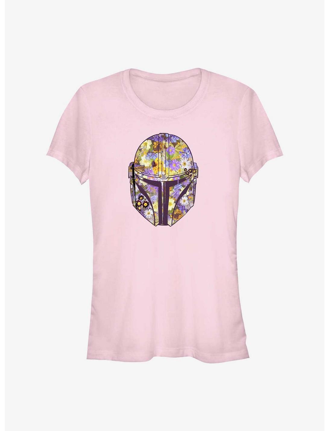 T-shirt Fille Star Wars The Mandalorian Casque Floral