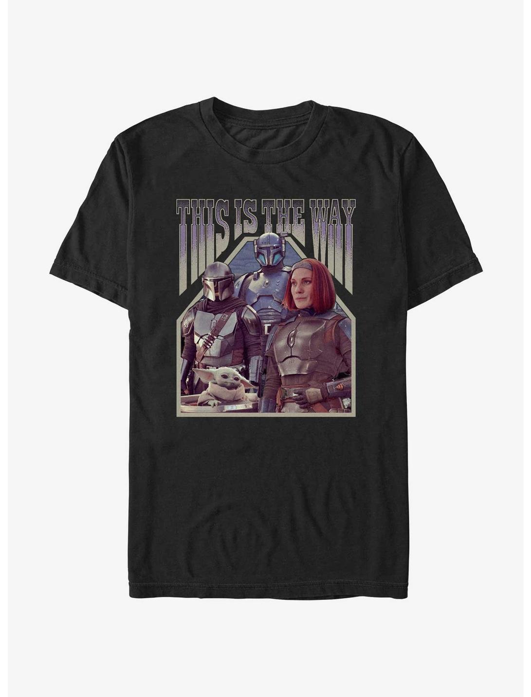 Star Wars The Mandalorian Squad Din Djarin Grogu Paz Vizsla & Bo-Katan T-Shirt Hot Topic Web Exclusive