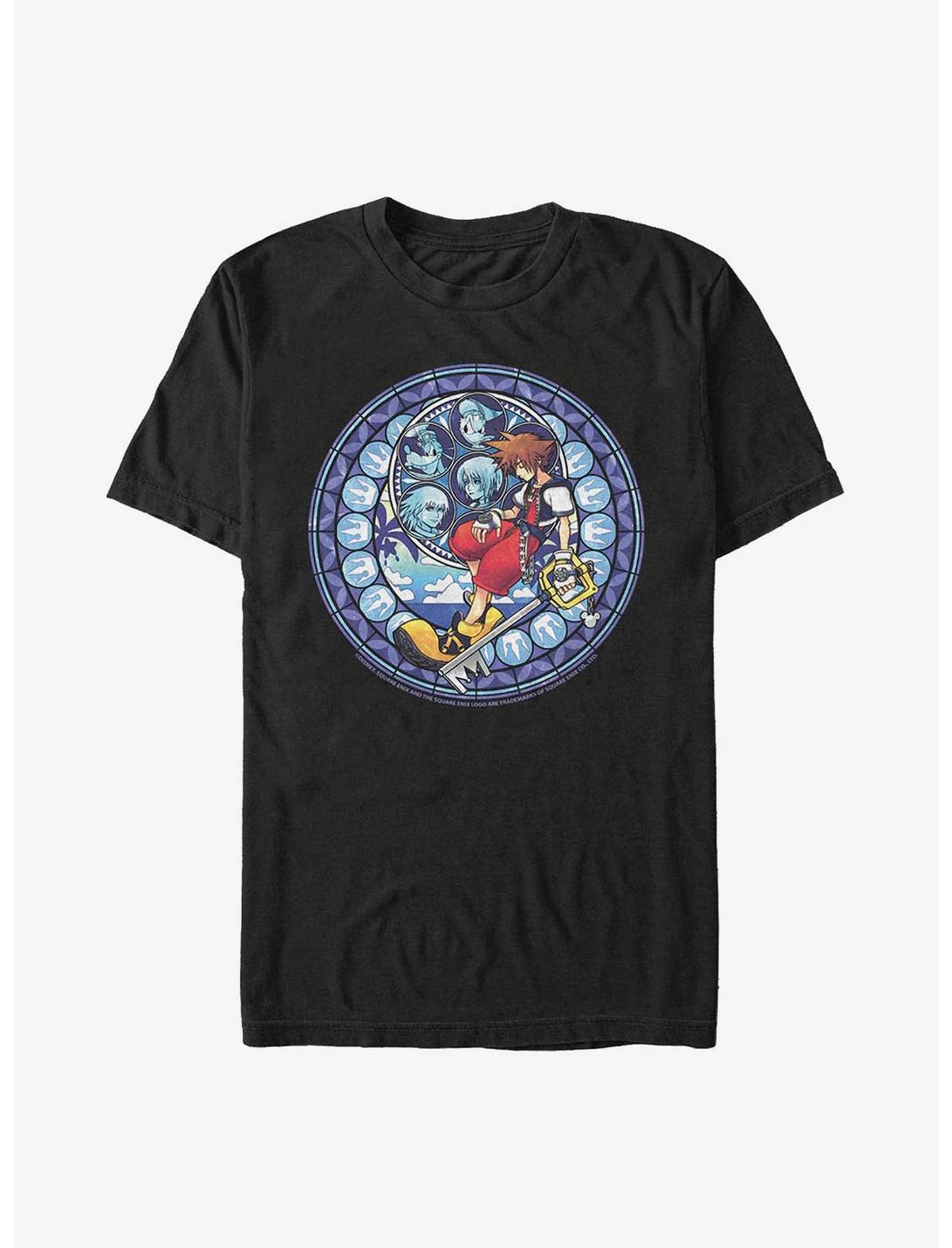 Kingdom Hearts Stained Glass Sora Heavyweight T-Shirt