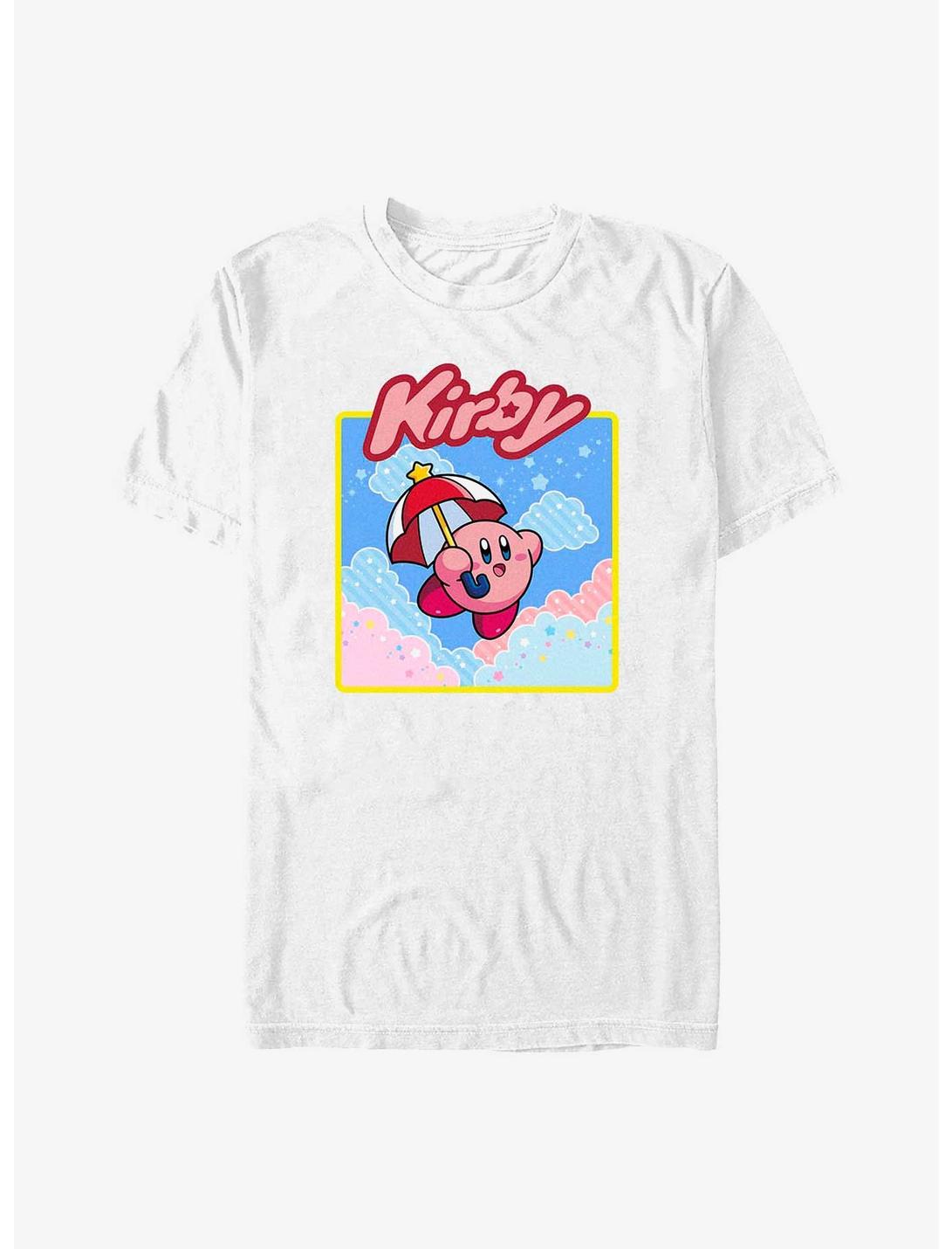 Kirby Starry Umbrella Heavyweight T-Shirt