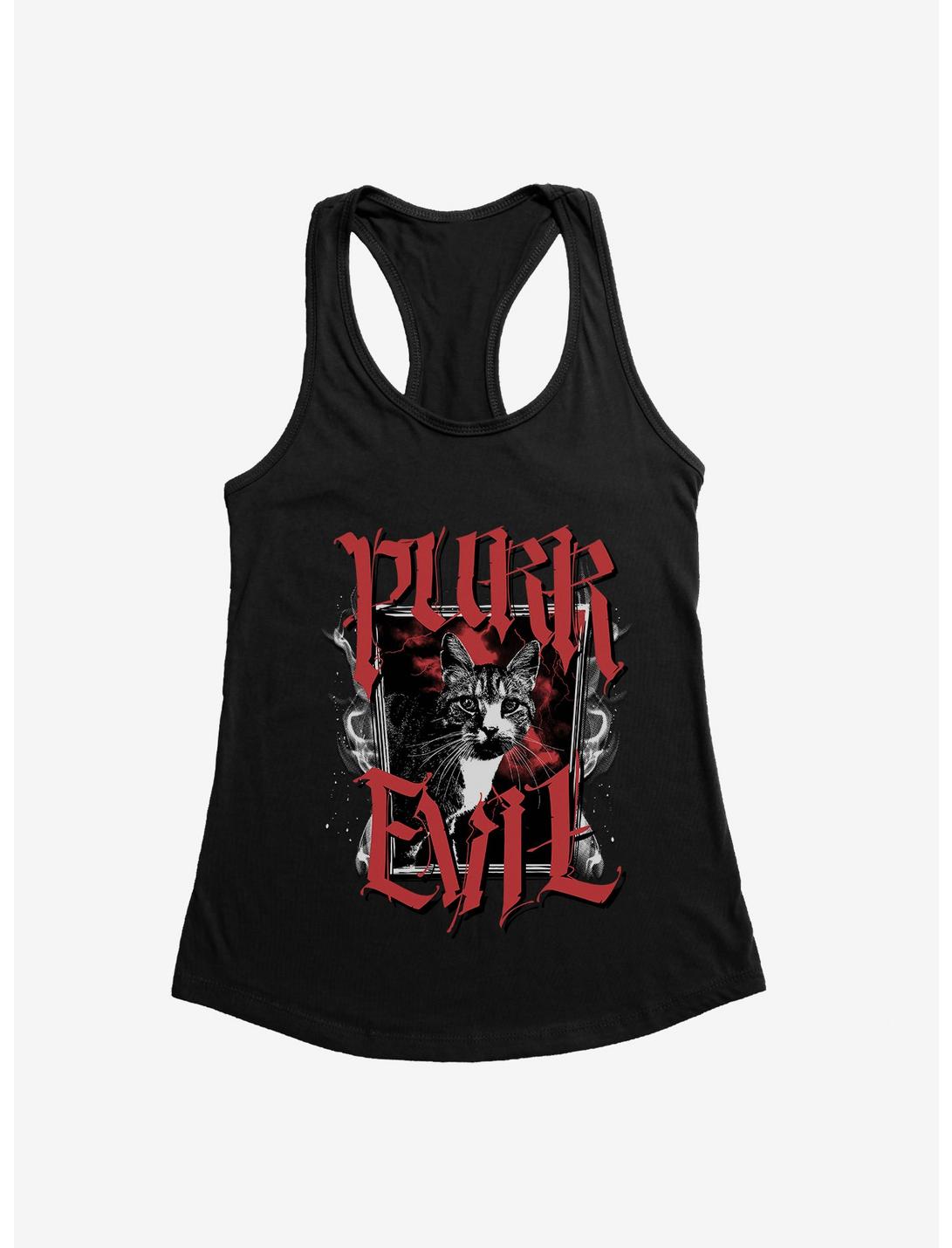 Cat Purr Evil Goth Frame Girls Tank