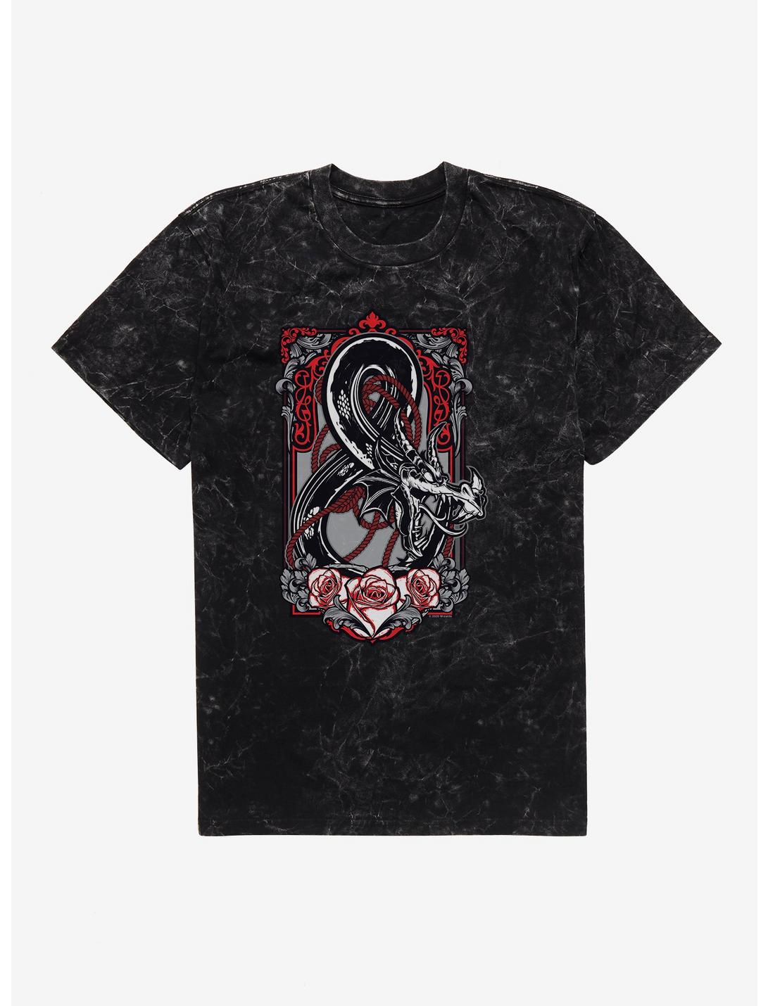 T-shirt Dungeons & Dragons Ampersand Artistique Délavé aux Minéraux