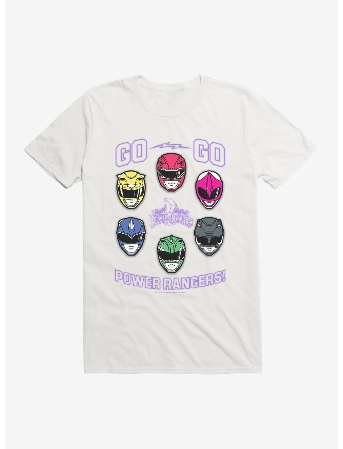 Mighty Morphin Power Rangers Go Go Power Rangers Helmets T-Shirt