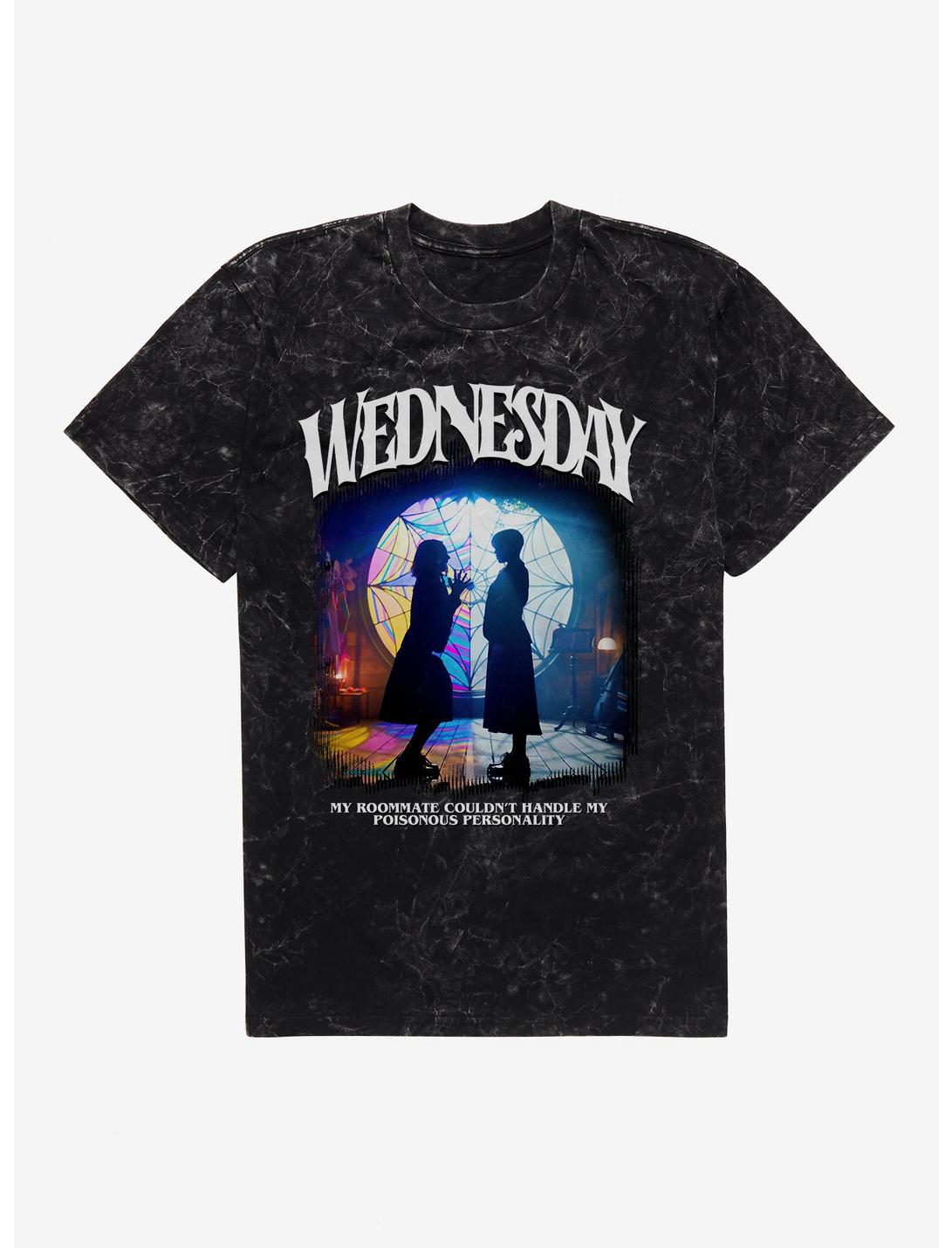 Wednesday Roommate Enid Mineral Wash T-Shirt