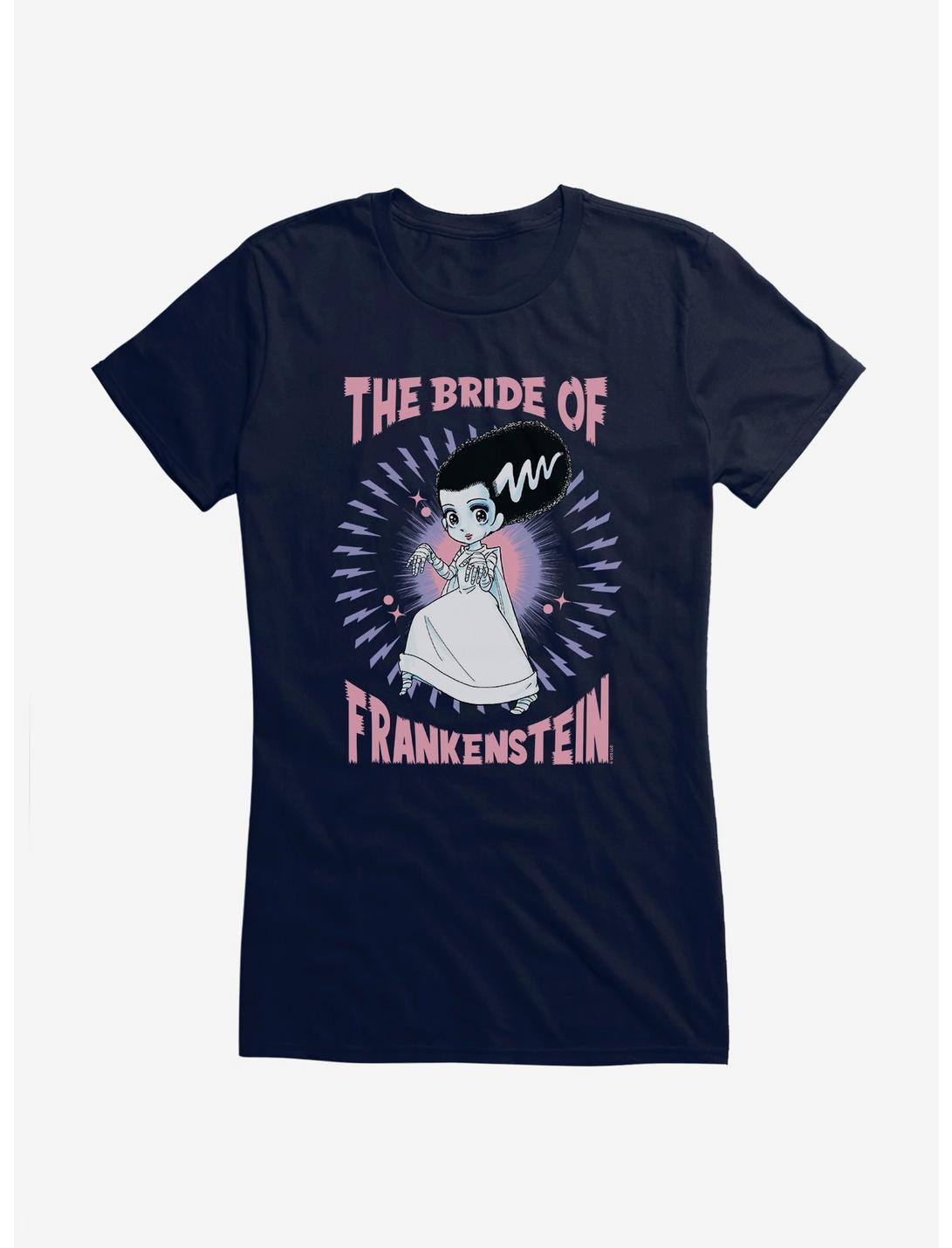 Universal Anime Monsters Bride Of Frankenstein Girls T-Shirt