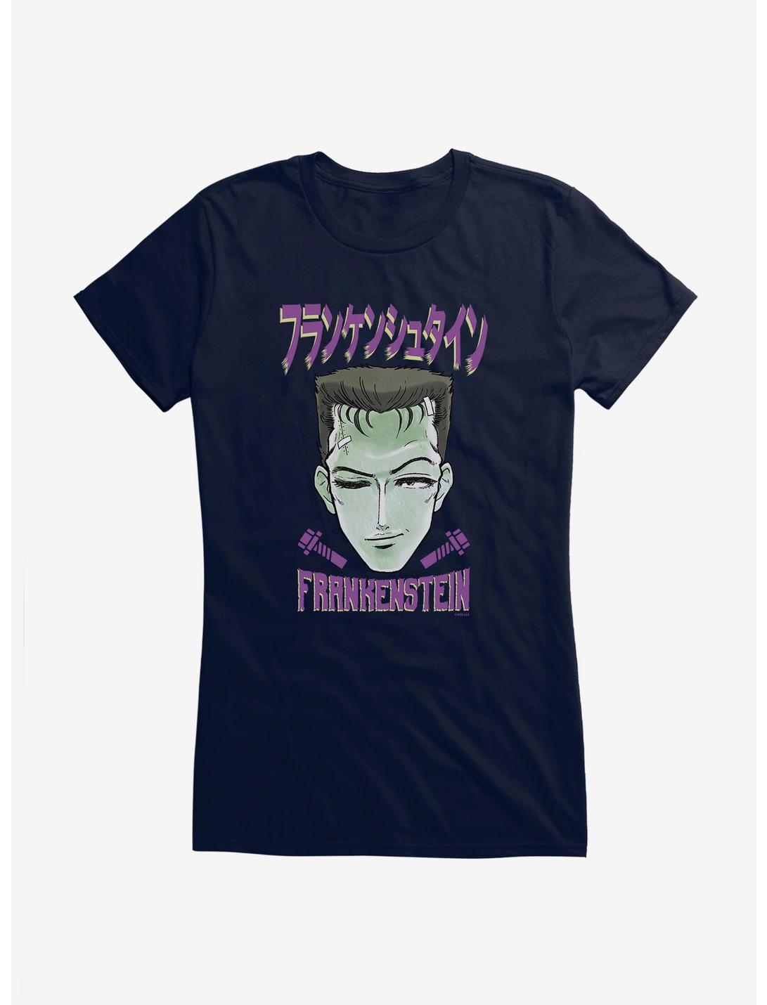 Universal Anime Monsters Frankenstein Portrait Girls T-Shirt