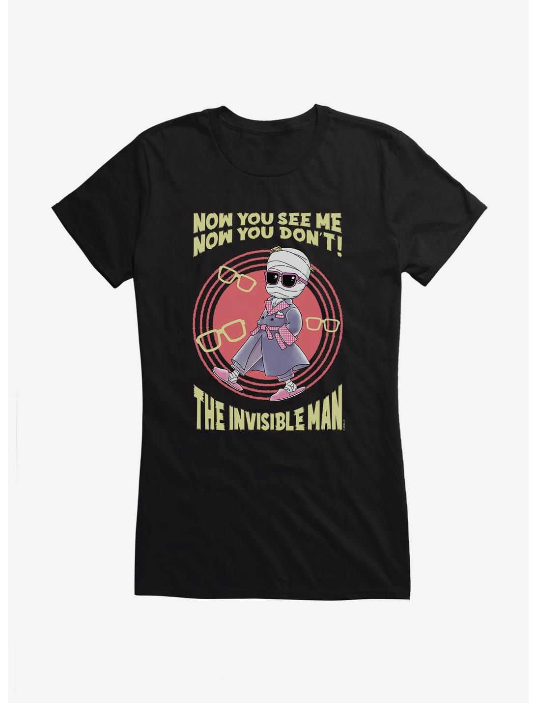 T-shirt fille l'Homme invisible Universal Anime Monsters
