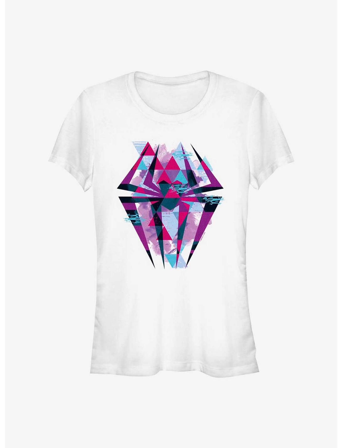 Marvel Spider-Man: Across the Spider-Verse Geometric Spider-Gwen Symbol Girls T-Shirt