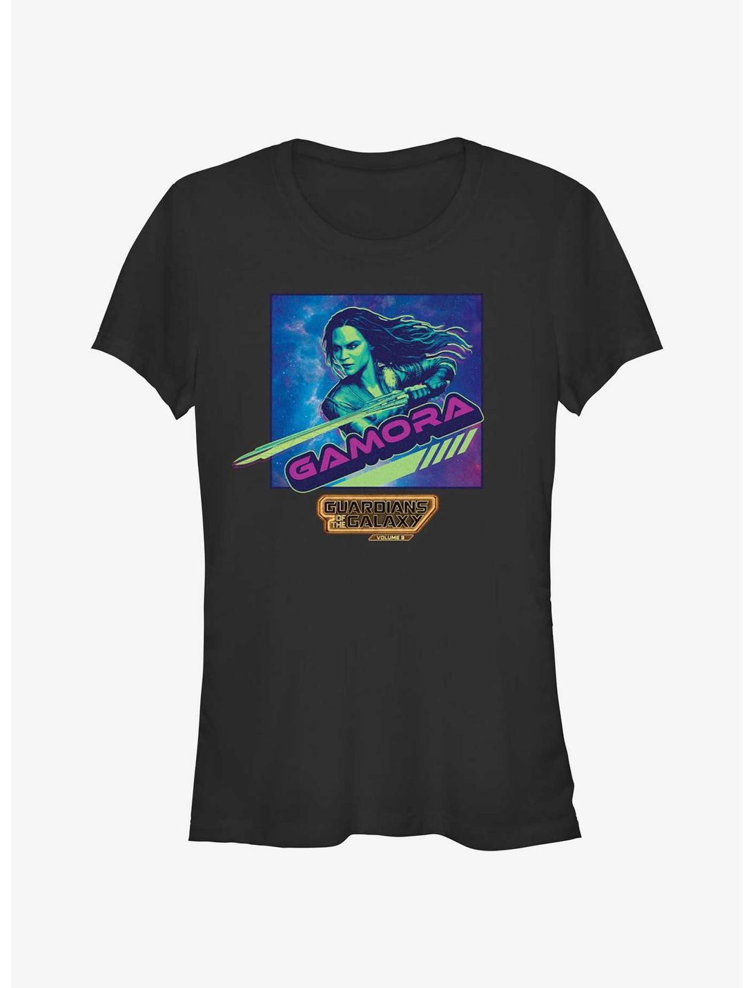 Marvel Guardians of the Galaxy Vol. 3 Gamora Badge Girls T-Shirt