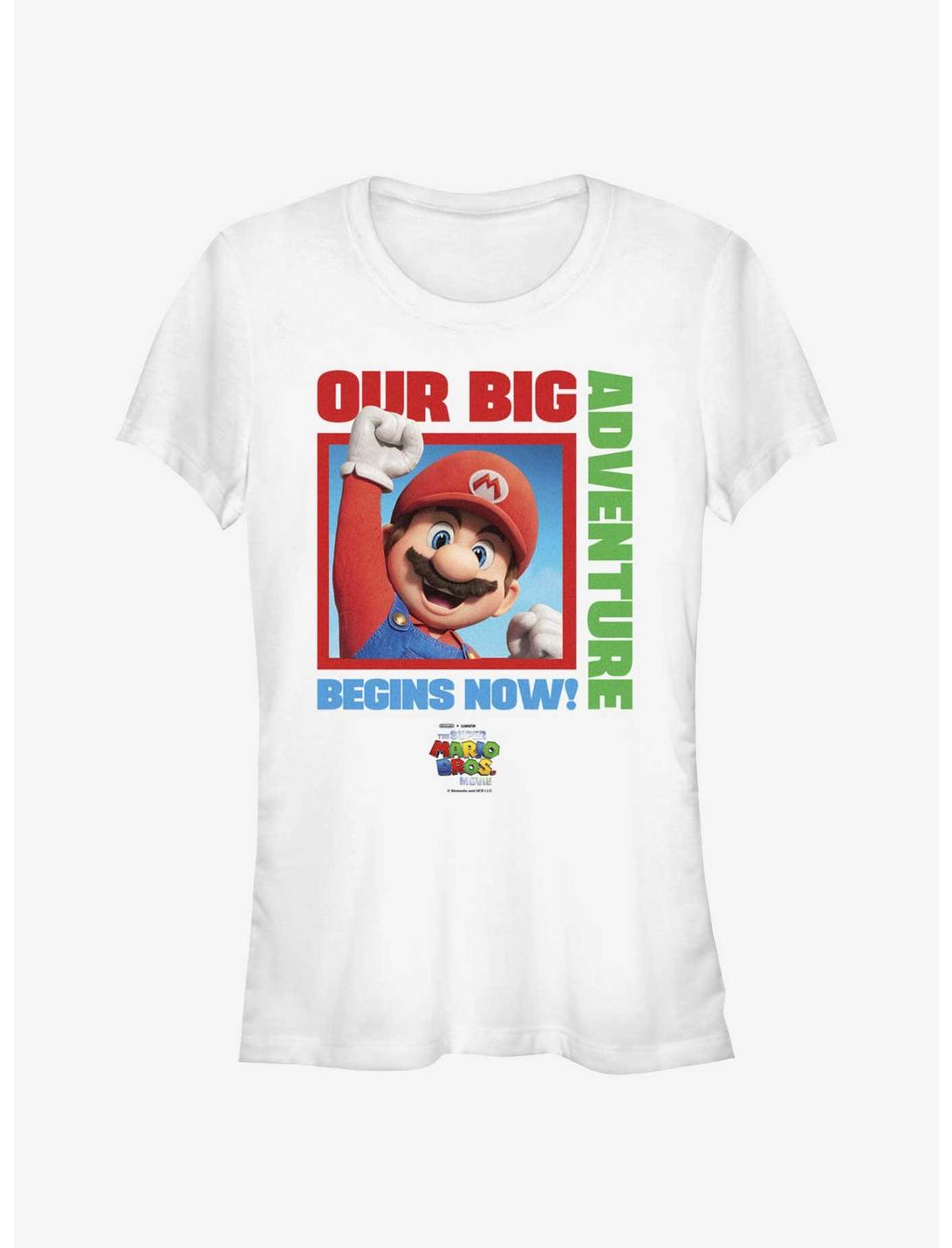 T-shirt Fille The Super Mario Bros. Movie Mario Notre Grande Aventure Commence Maintenant