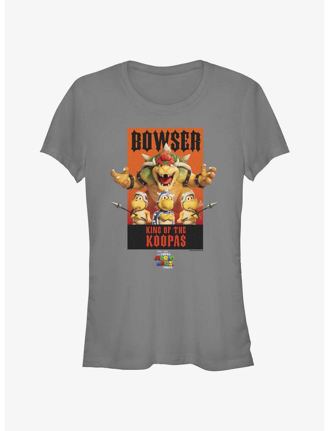 The Super Mario Bros. Movie Bowser King of the Koopas Poster Girls T-Shirt