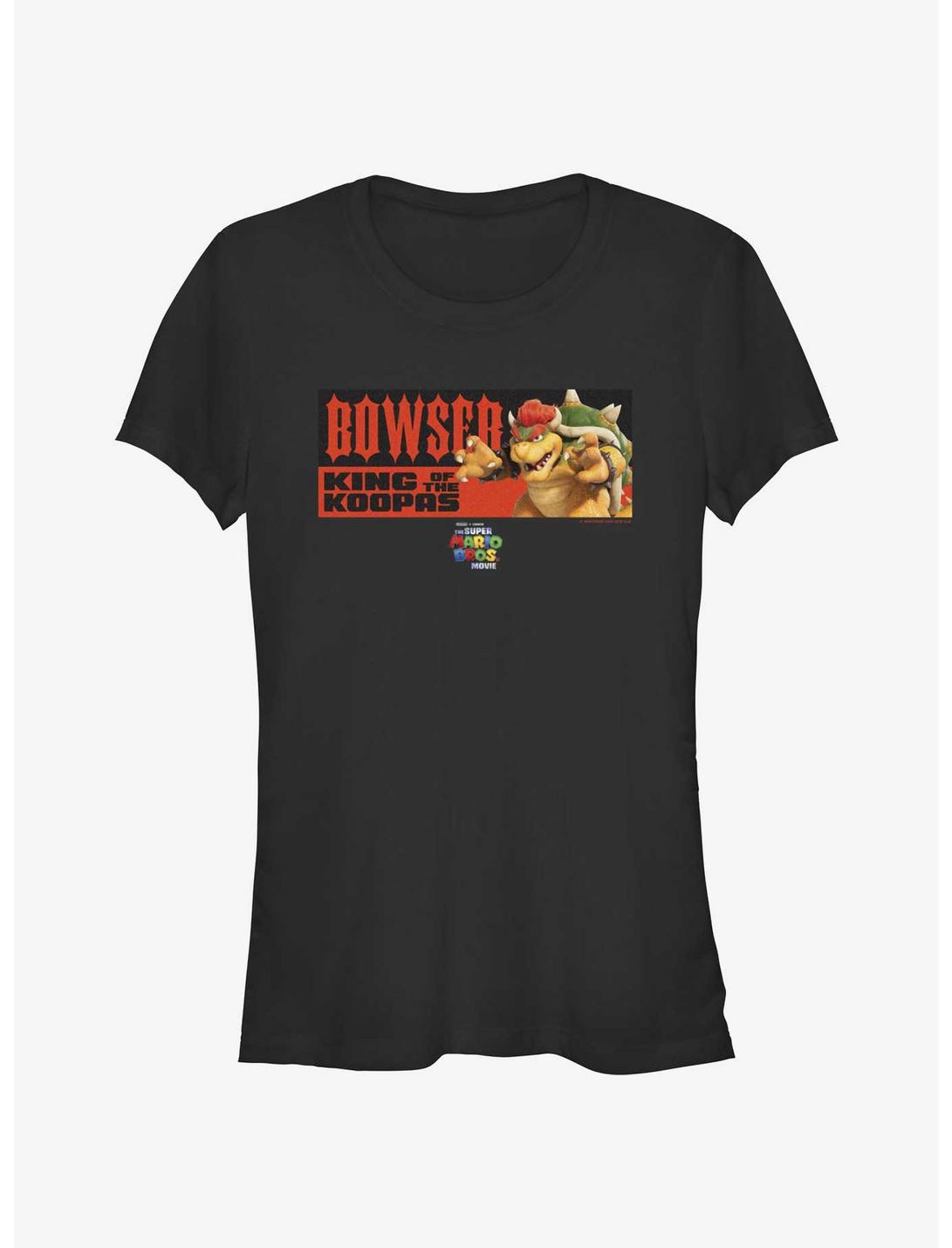 T-shirt fille Super Mario Bros. Le film Bowser, roi des Koopas