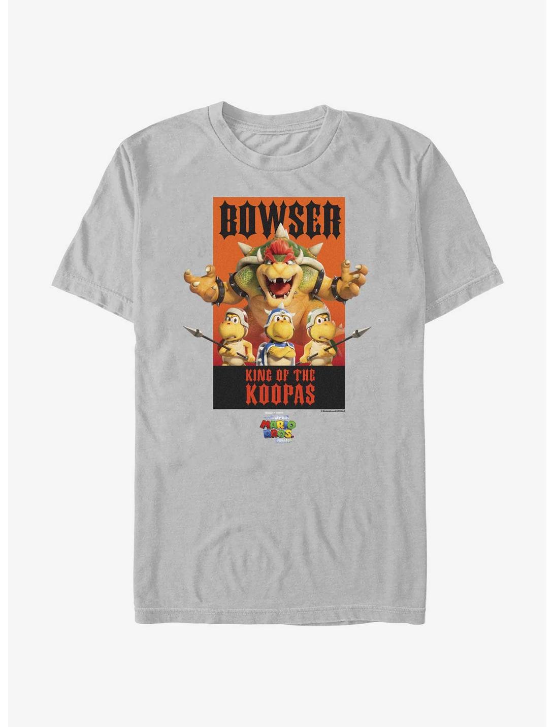 T-shirt poster Le film Super Mario Bros. Bowser roi des Koopas