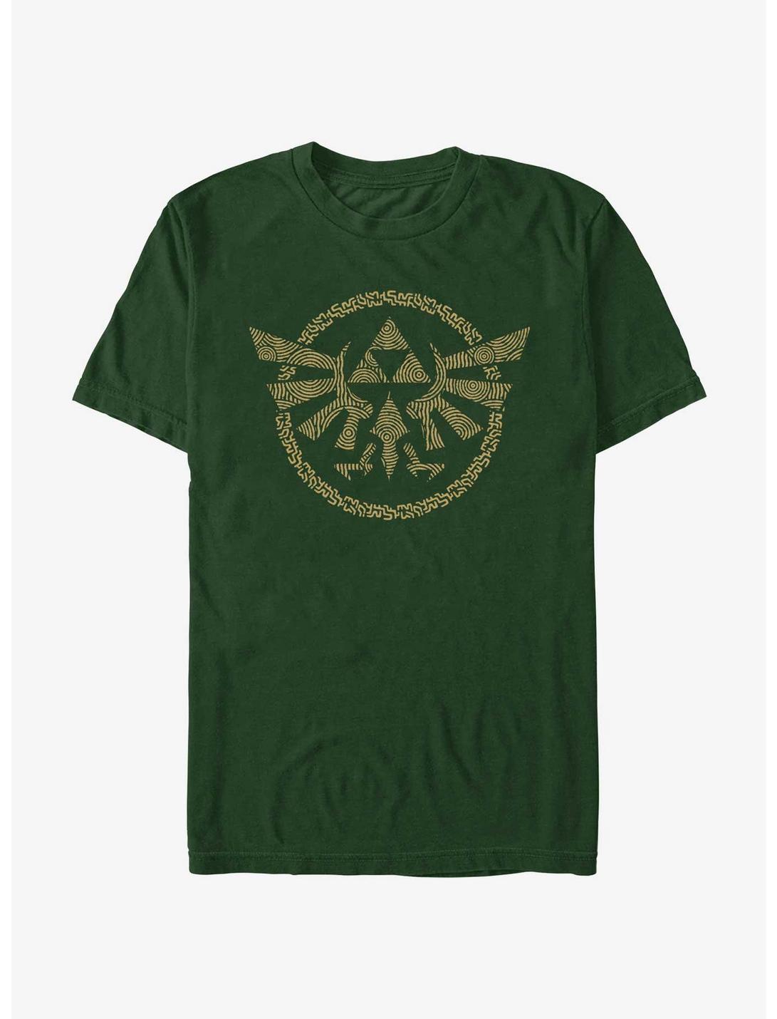 T-shirt extra doux The Legend of Zelda: Tears of the Kingdom à l'effigie du blason d'Hyrule