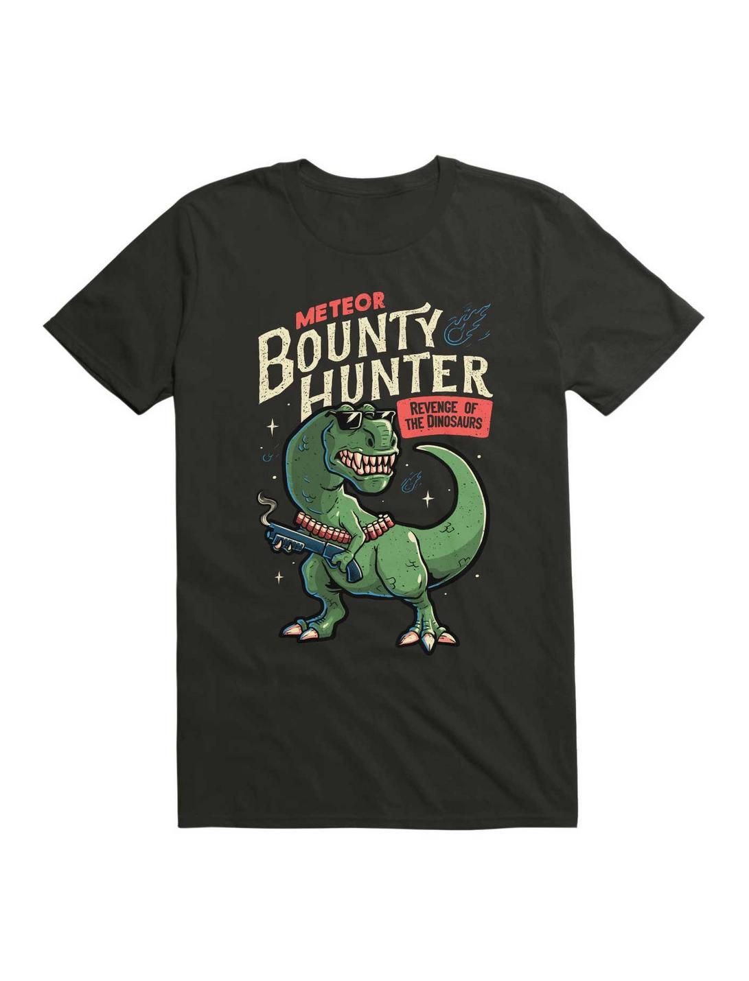 Meteor Bounty Hunter T-Rex Dinosaur T-Shirt