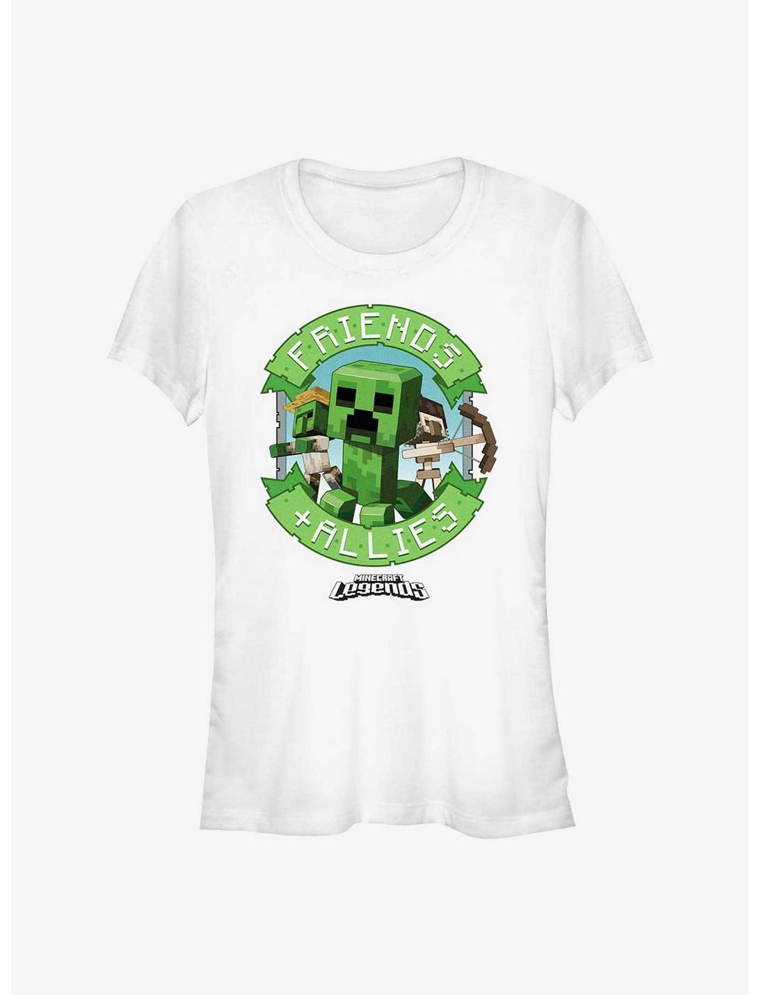 Minecraft Legends Friends & Allies Badge Girls T-Shirt