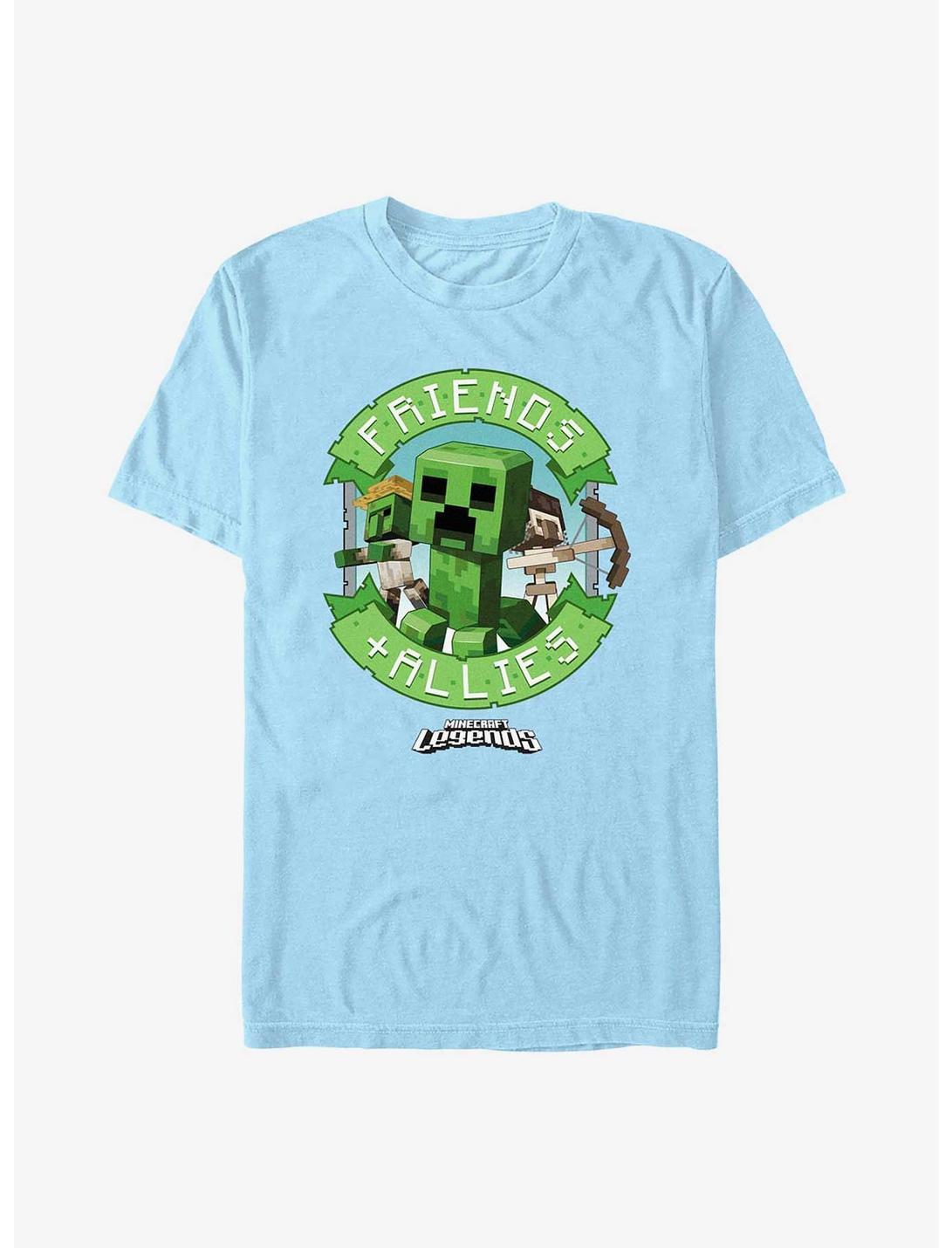 T-shirt Badge Minecraft Legends Amis et Alliés