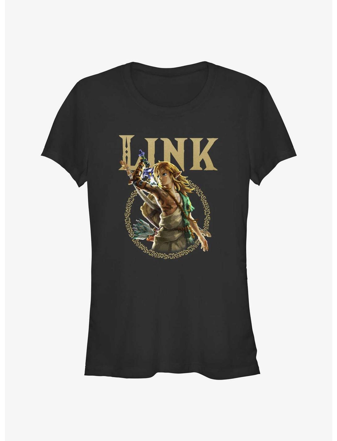The Legend of Zelda: Tears of the Kingdom Link Badge Girls T-Shirt