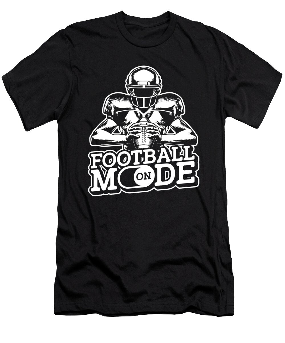 3 American Football Team Player Crazy Squirrel T-Shirt