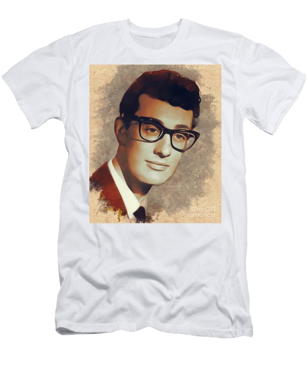 3 Buddy Holly Music Legend Mary Bassett T-Shirt