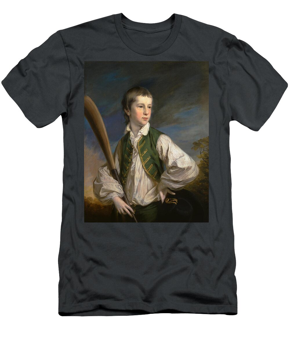 3 Charles Collyer As a Boy with a Cricket Bat Francis Cotes T-Shirt