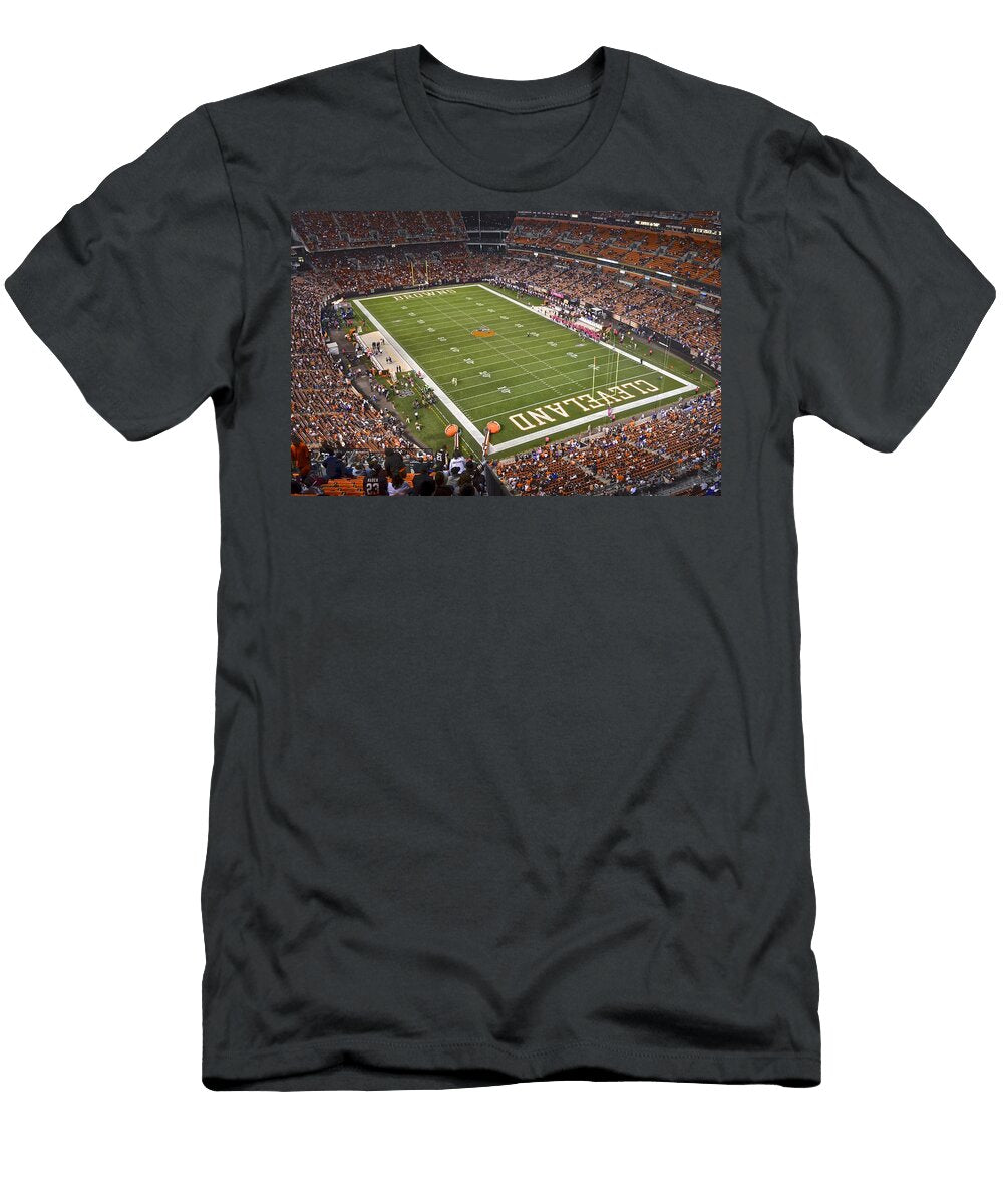 3 Cleveland Browns Stadium Robert Harmon T-Shirt