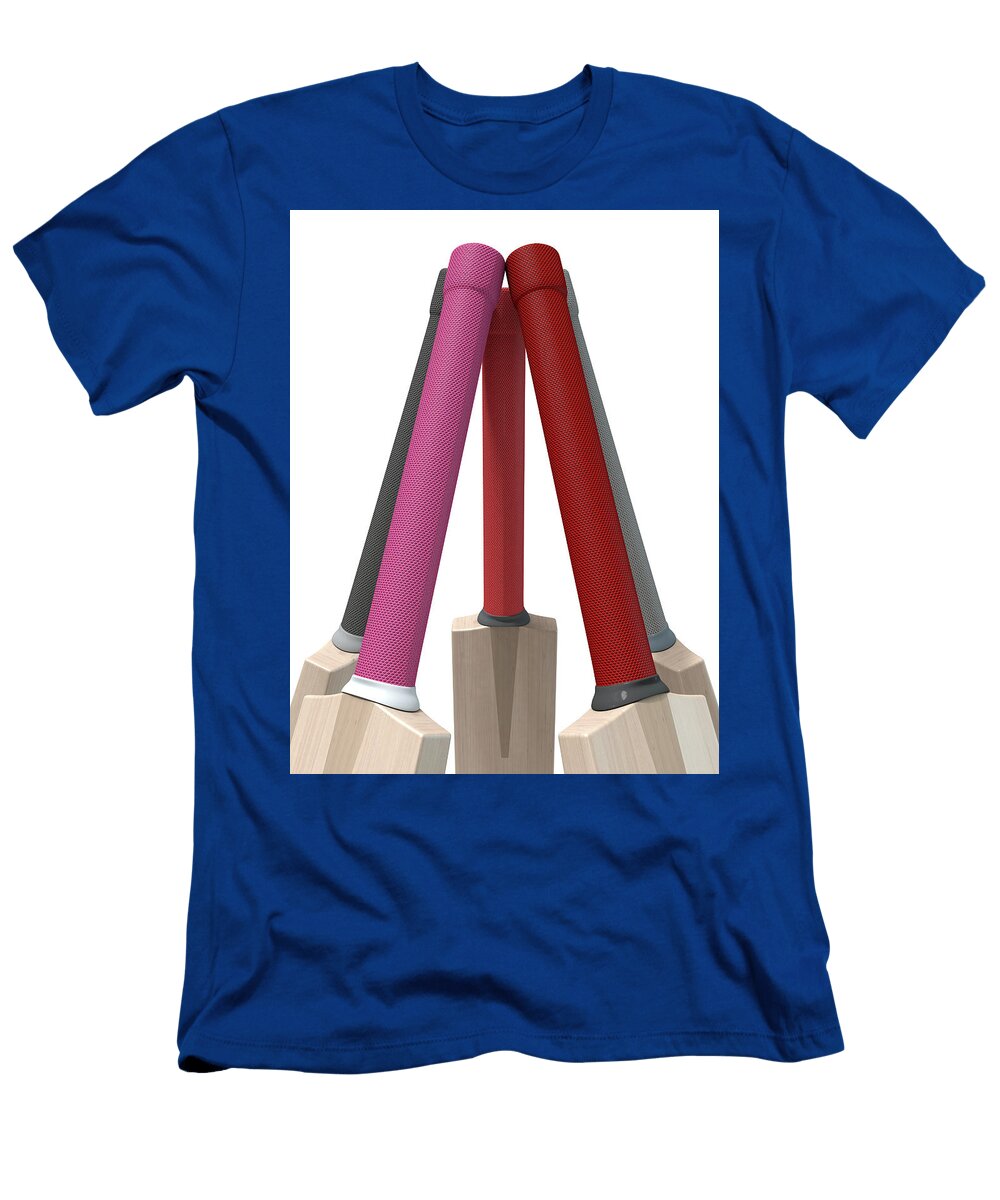 3 Cricket Bat Circle Allan Swart T-Shirt