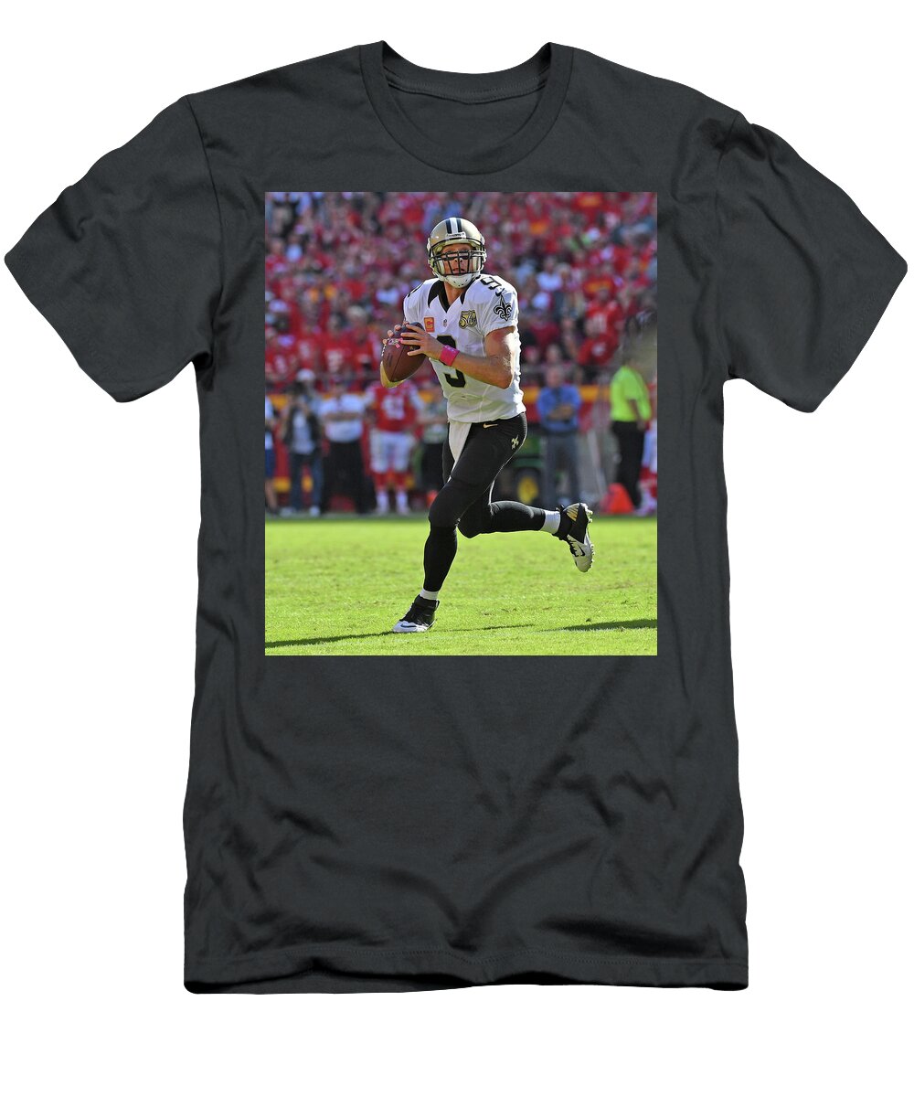 3 Drew Brees Peter Aiken T-Shirt