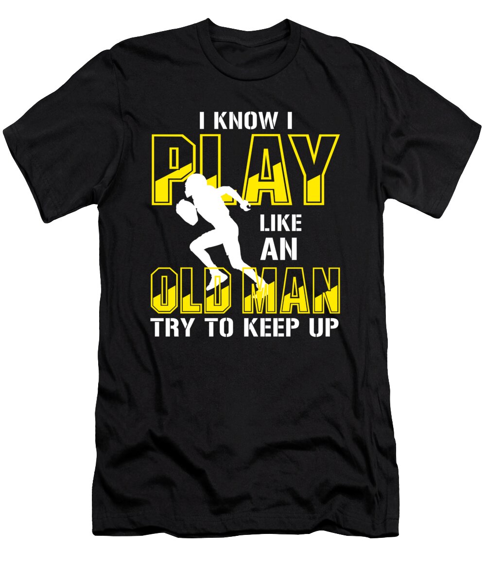3 Funny American Football Player Gift USA Sunday Muc Designs T-Shirt