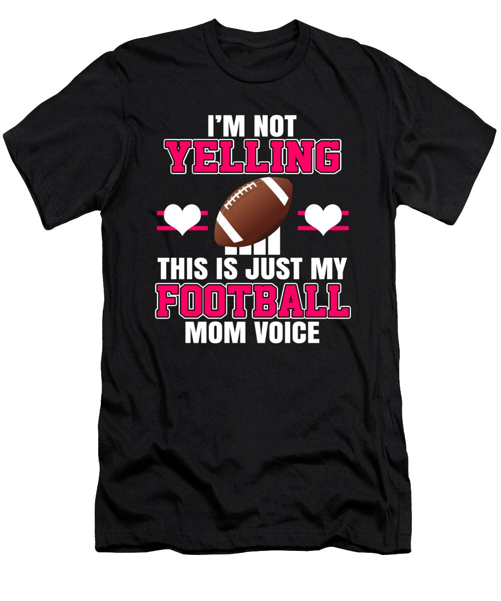 3 Funny American Football Player Mom Gift Muc Designs T-Shirt