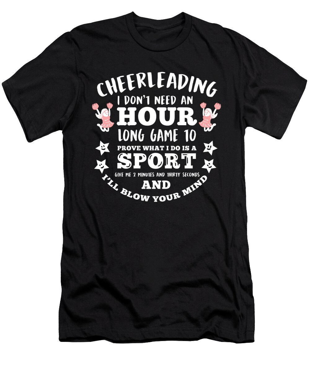 3 Funny Cheerleader Quote Cheerleading Football Gift Teequeen2603 T-Shirt