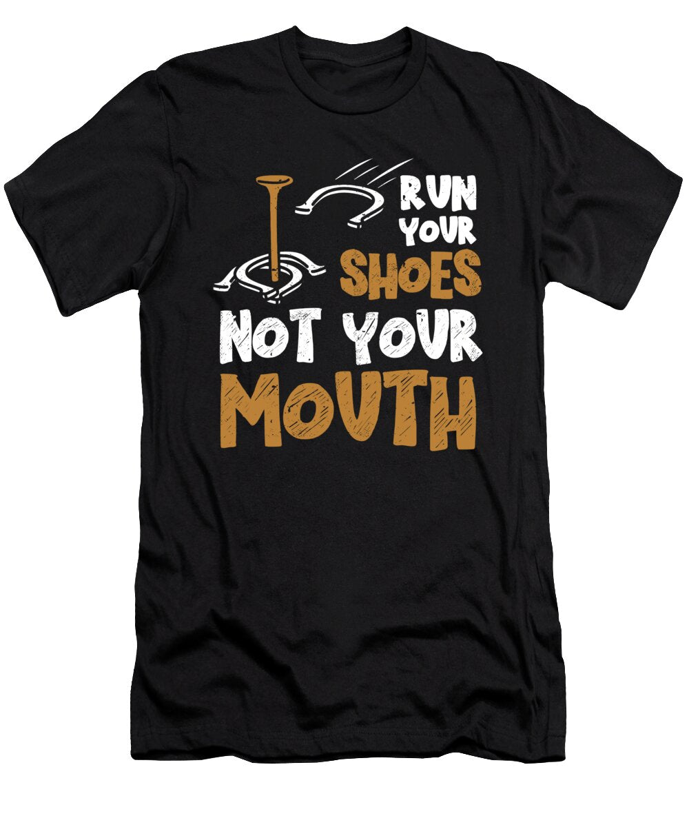 3 Funny Horseshoe Pitching Me T-Shirt