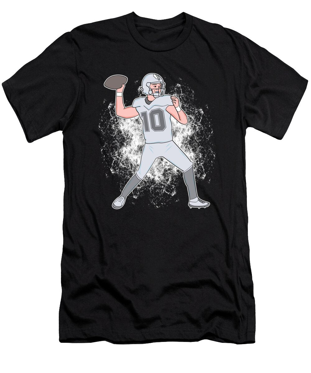 3 Funny Sunday Team American Football Player Gift Muc Designs T-Shirt
