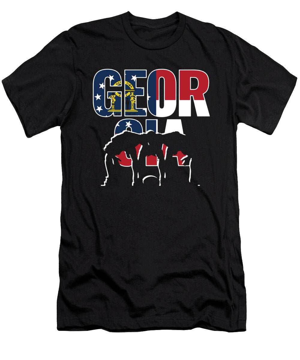 3 Georgia Rugby 2019 Fans Kit for Georgian Supporters Players Coaches and Rugger Football Lovers Martin Hicks T-Shirt