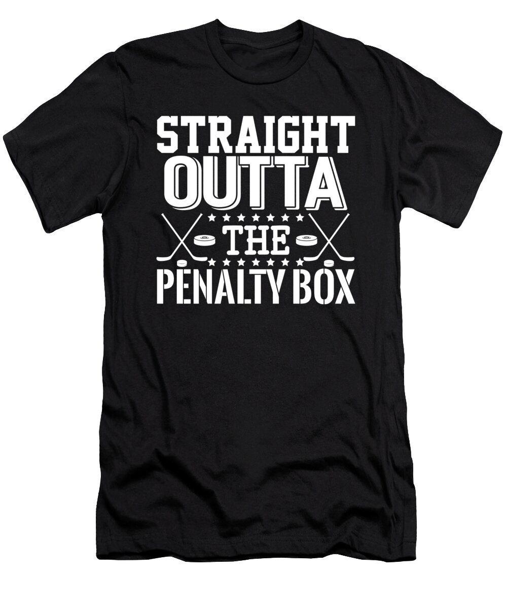 3 Hockey Penalty Box Eq Designs T-Shirt
