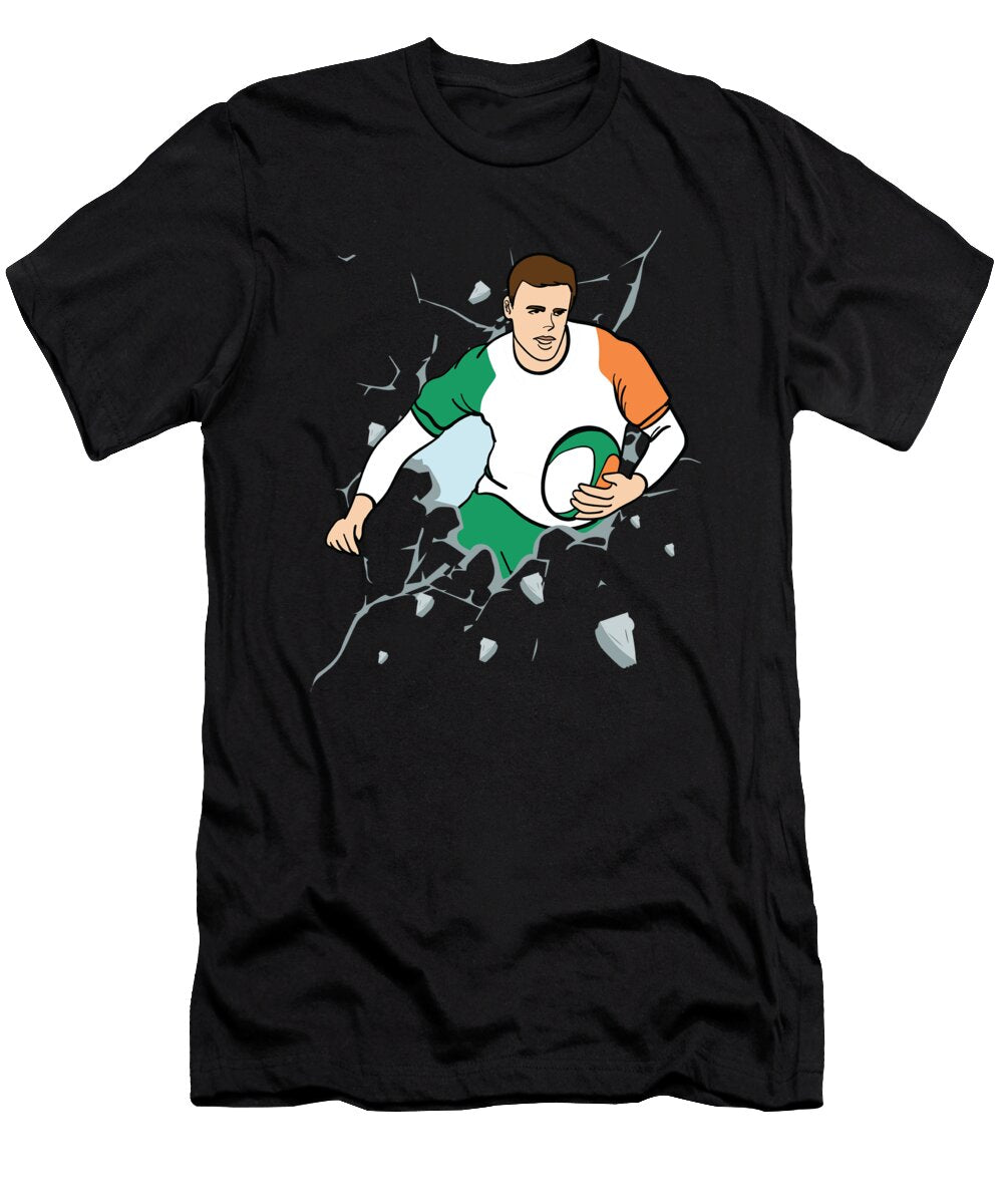 3 Ireland Rugby Union Jersey 2019 Fans Kit for Irish Supporters Players Coaches and Teams Martin Hicks T-Shirt