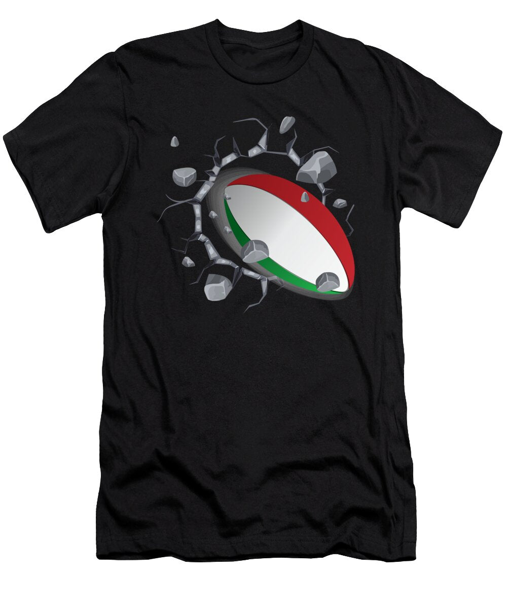 3 Italy Rugby Union Jersey 2019 Fans Kit for Italian Supporters Players Coaches and Teams Martin Hicks T-Shirt