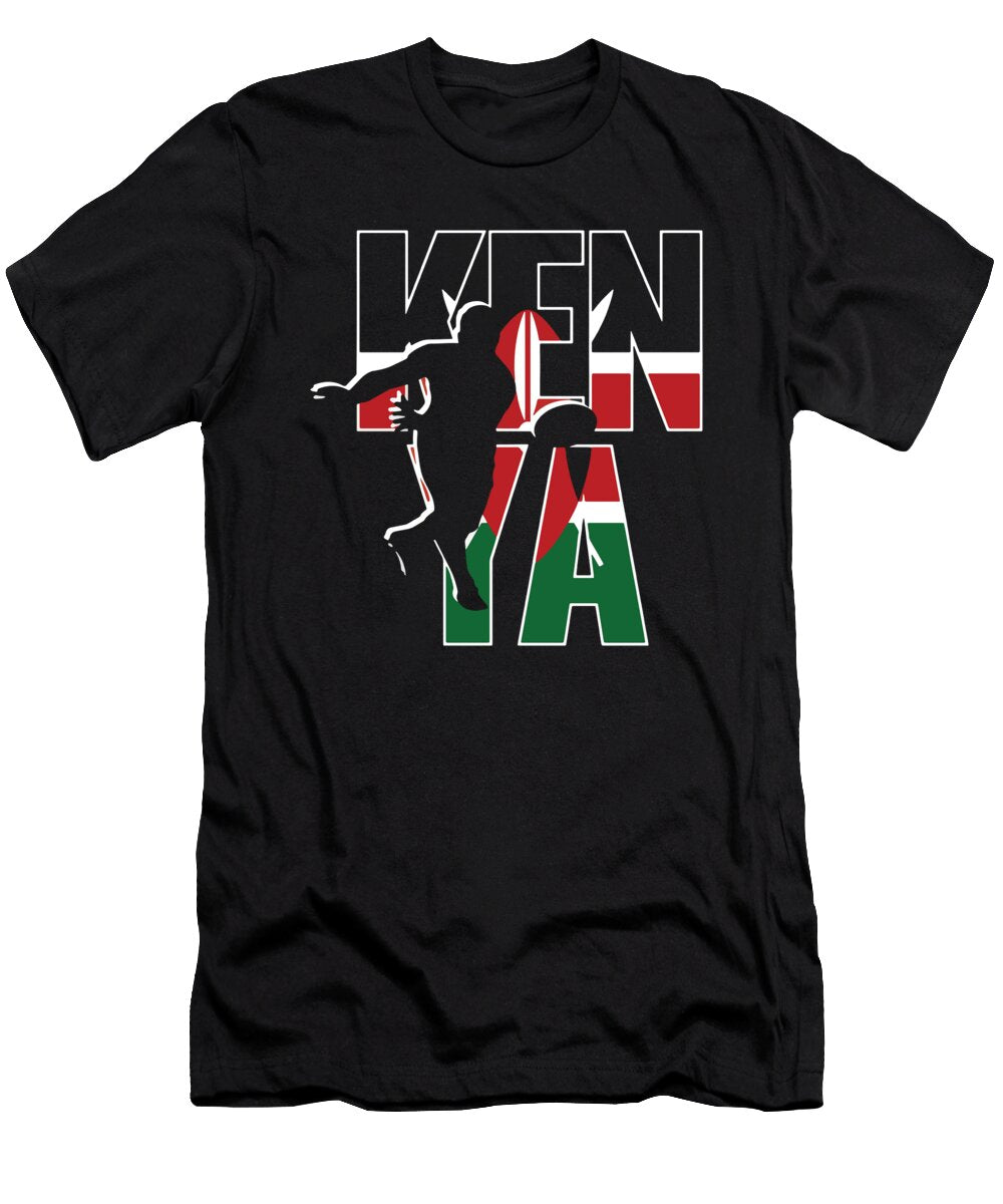 3 Kenya Rugby 2019 Fans Kit for Kenyan Supporters Players Coaches and Rugger Football Lovers Martin Hicks T-Shirt